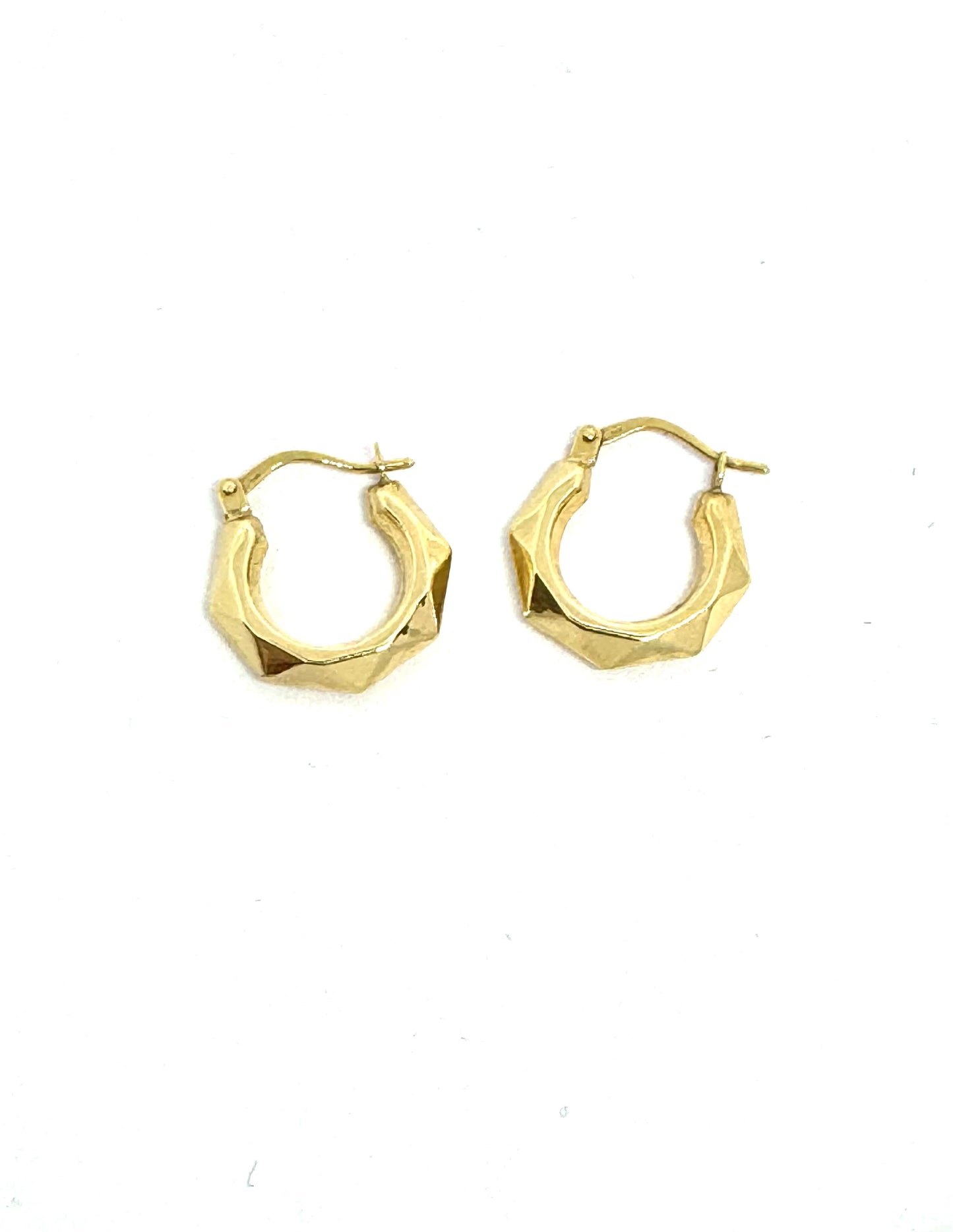 Gold Geometric hoops