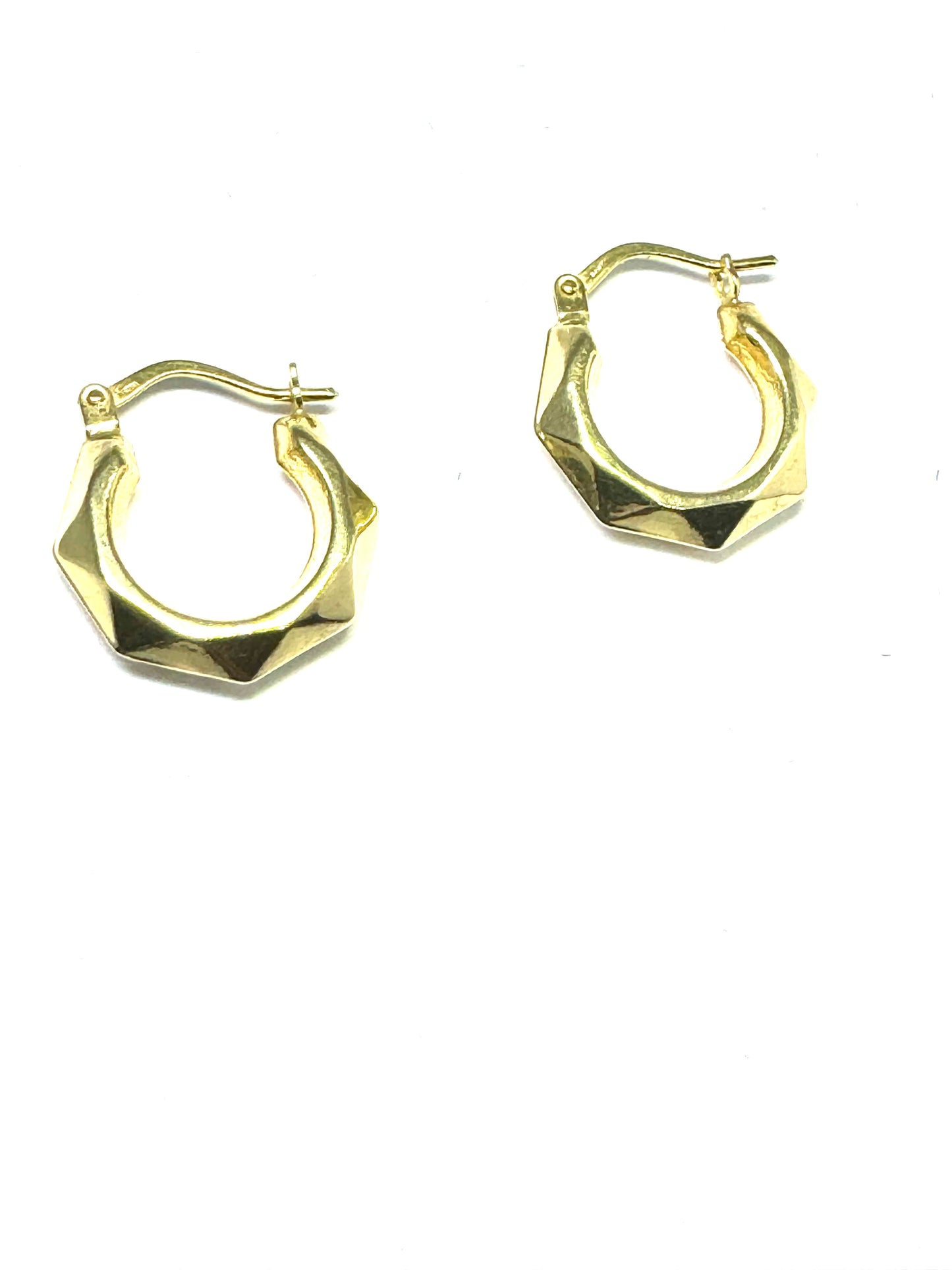 Gold Geometric hoops