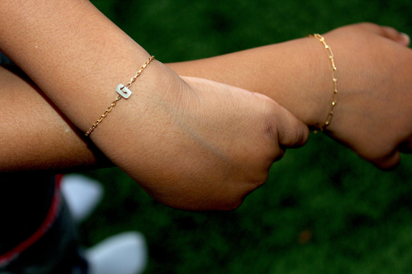 Letter Bracelet 14k